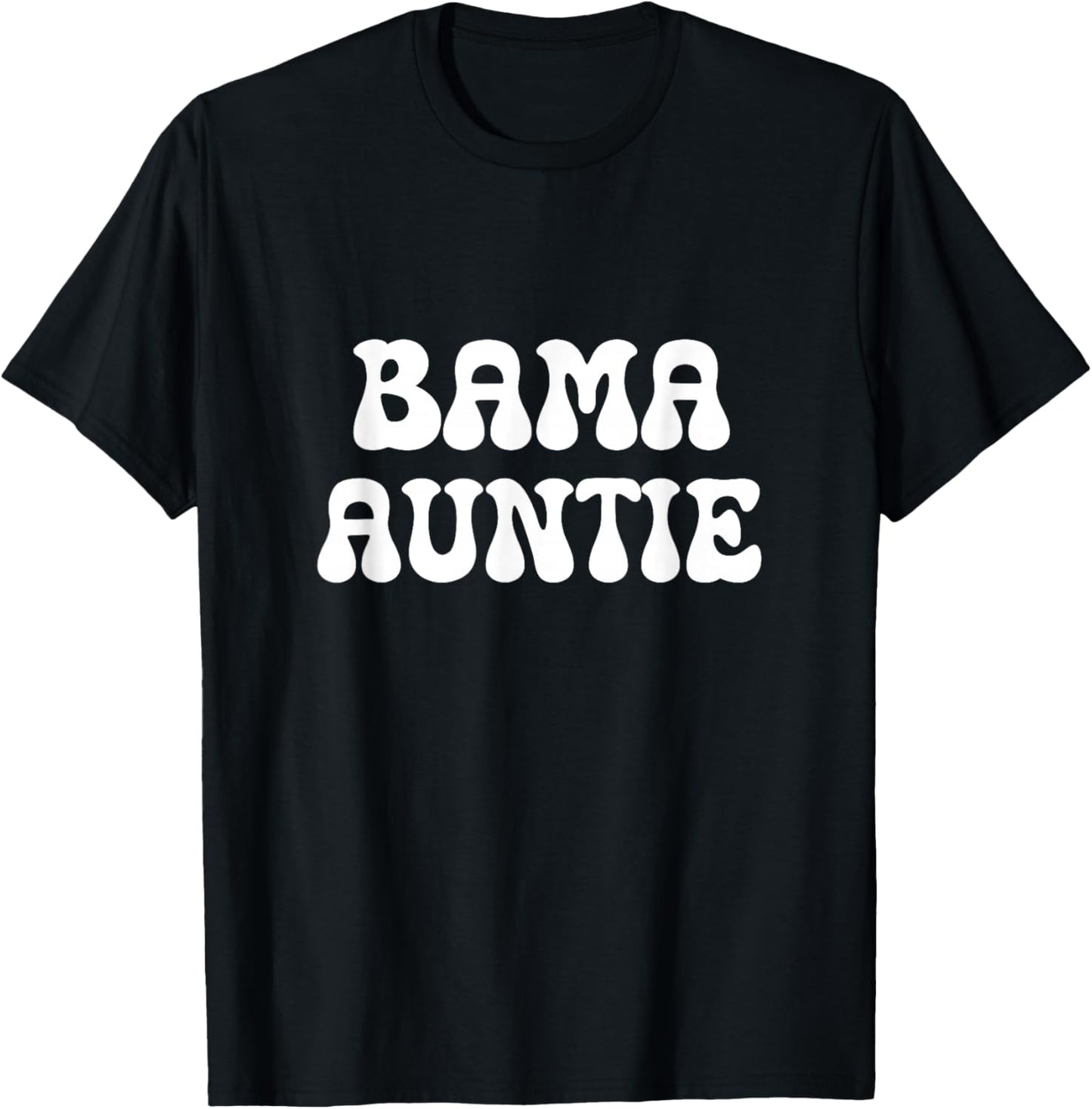 Bama Auntie Alabama Sports Supporter Aunt Family Matching T-Shirt - T-Shirt | Black