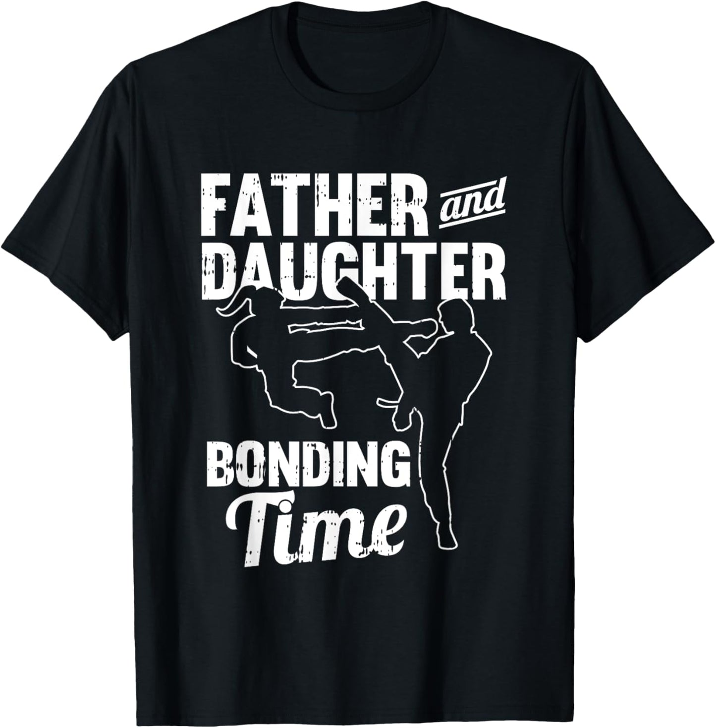 Taekwondo Daughter Martial Arts - Fighter Taekwondo Dad T-Shirt - T-Shirt | Black