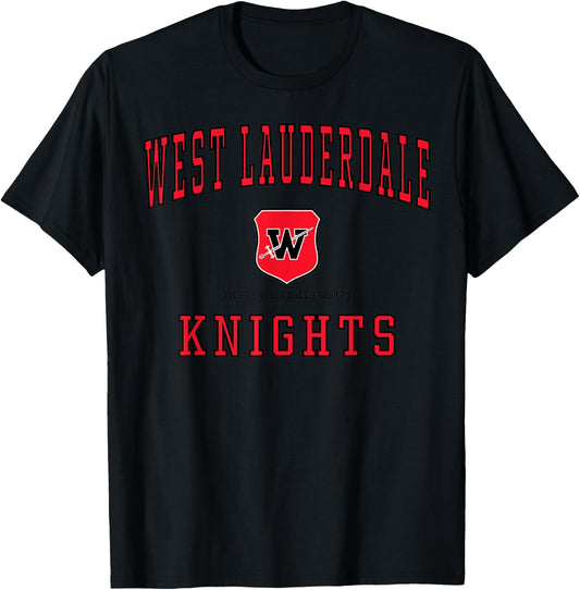 West Lauderdale High School Knights C1 T-Shirt - T-Shirt | Black