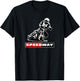 Motorbike Speedway Track Sports Motorcycle Racing T-Shirt - T-Shirt | Black