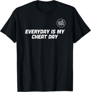 Jeden Tag ist mein Cheat Tag T-Shirt - T-Shirt | Black