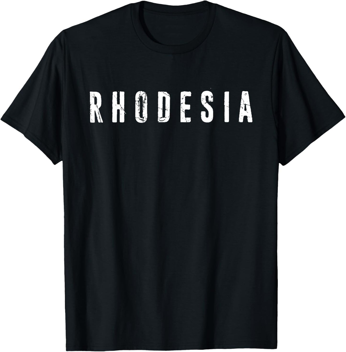 Vintage Rhodesia South African Country Shirt T-Shirt - T-Shirt | Black