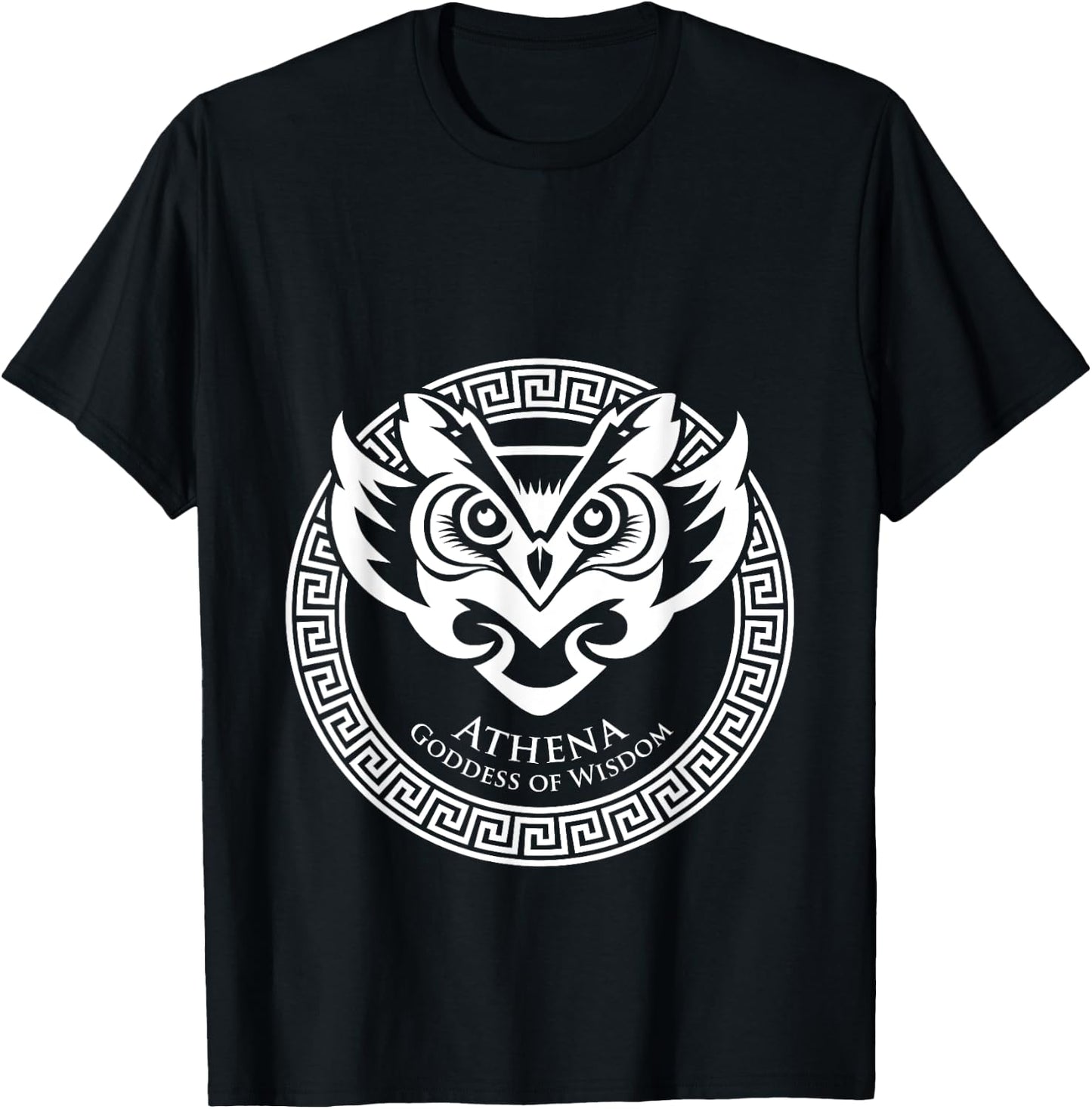 Goddess of Wisdom Athena Shirt Greek Mythology | Athena T-Shirt - T-Shirt | Black