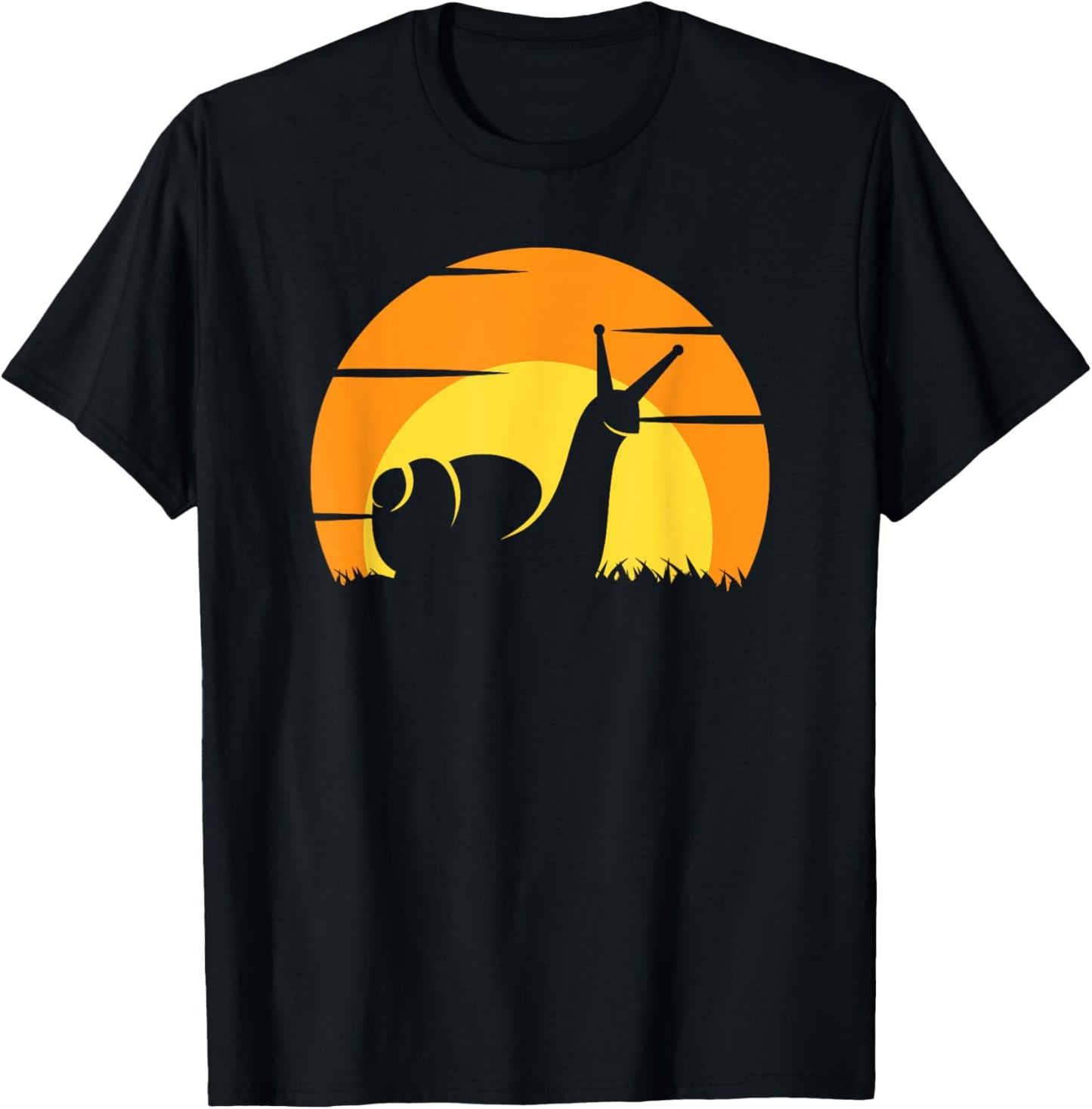 Retro Schnecke T-Shirt - T-Shirt | Black