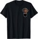 Dachshund Pocket Dog Puppy Gifts Women T-Shirt - T-Shirt | Black