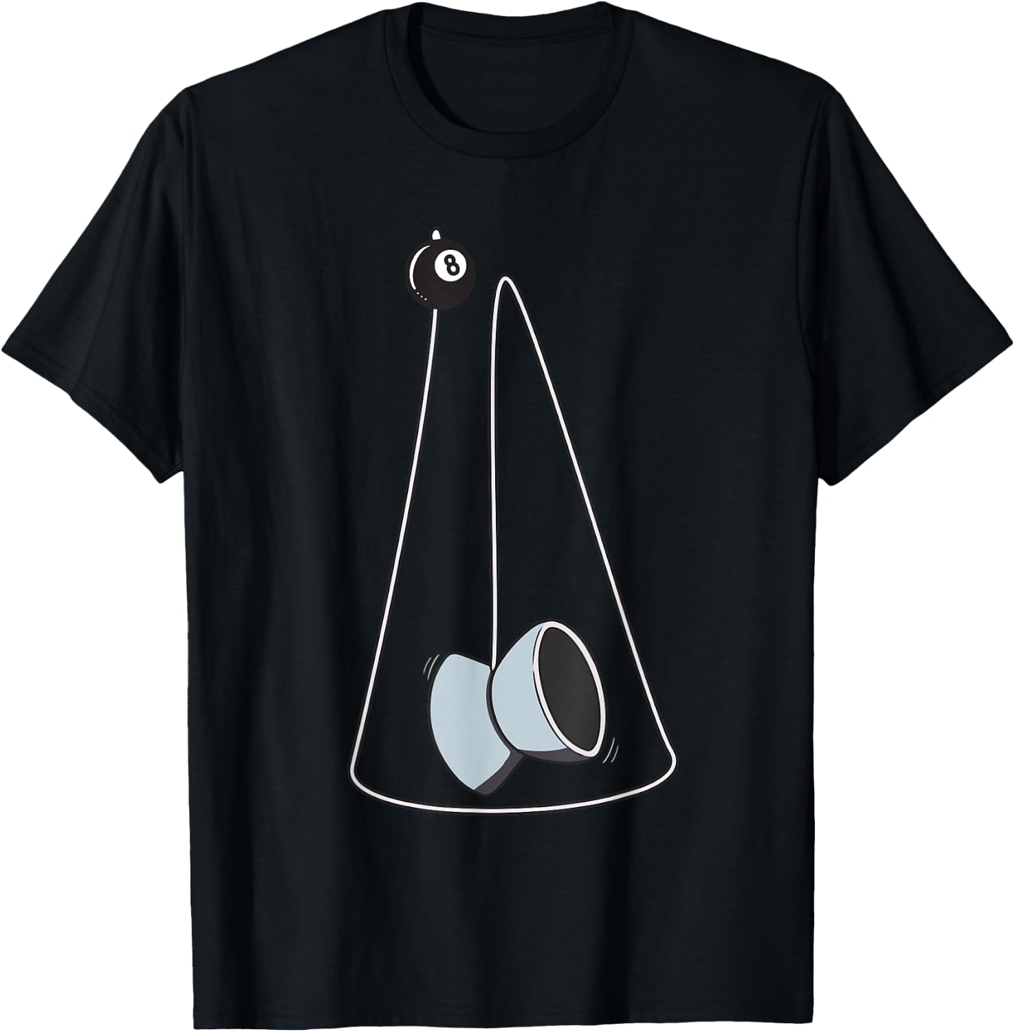 Yoyo Cradle Hands-Free Yo-Yo T-Shirt - T-Shirt | Black