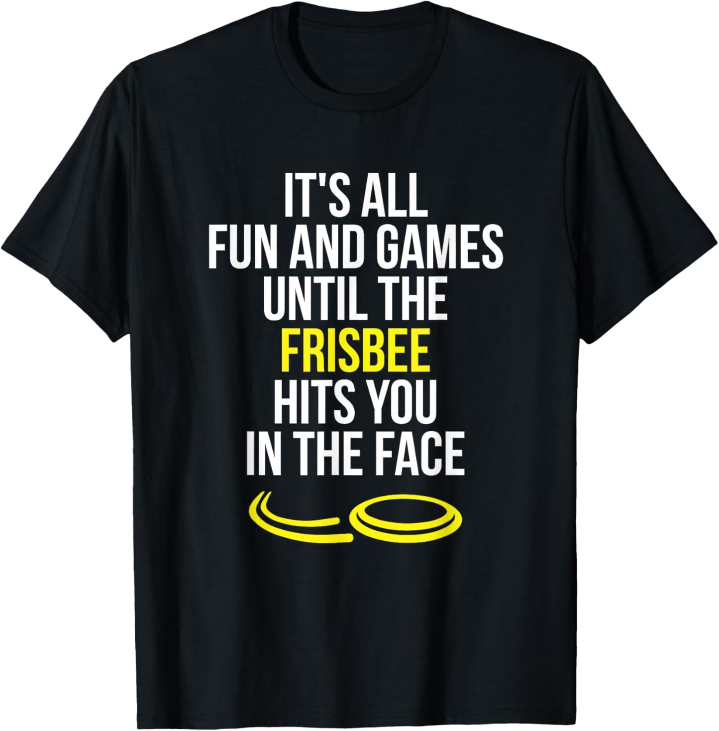 Frisbee Player Flying Disc Thrower Funny Ultimate Frisbee T-Shirt - T-Shirt | Black
