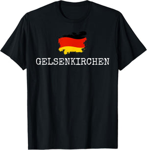 Gelsenkirchen Germany Deutschland German Deutsch Women Men T-Shirt - T-Shirt | Black