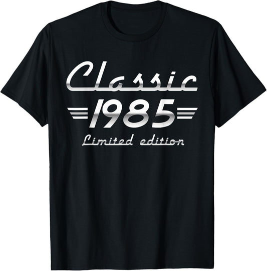 40 Year Old Gifts Classic 1985 Limited Edition 40th Birthday T-Shirt - T-Shirt | Black