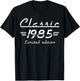 40 Year Old Gifts Classic 1985 Limited Edition 40th Birthday T-Shirt - T-Shirt | Black