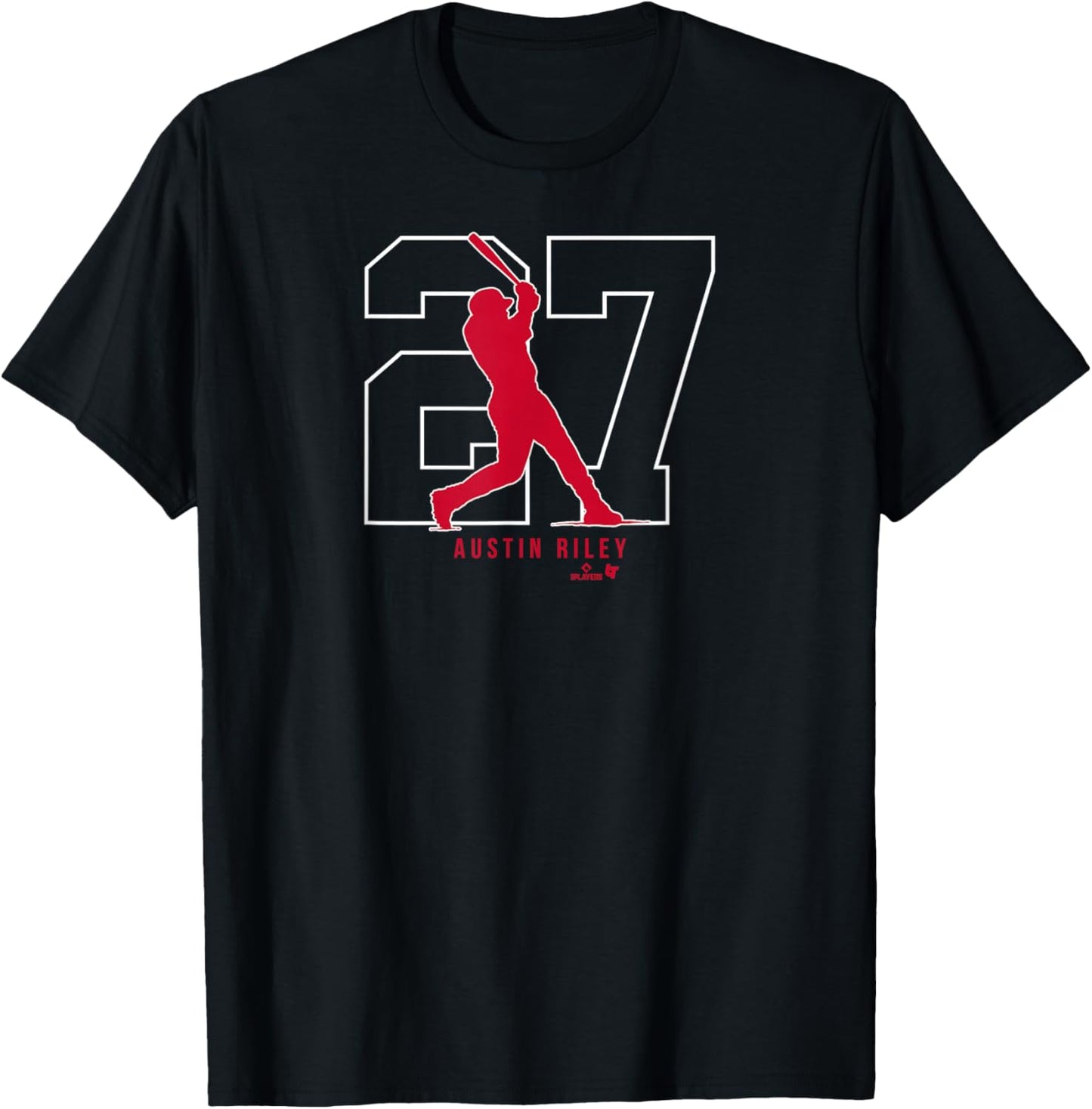 BreakingT Austin Riley 27: Atlanta - Atlanta Baseball T-Shirt - T-Shirt | Black