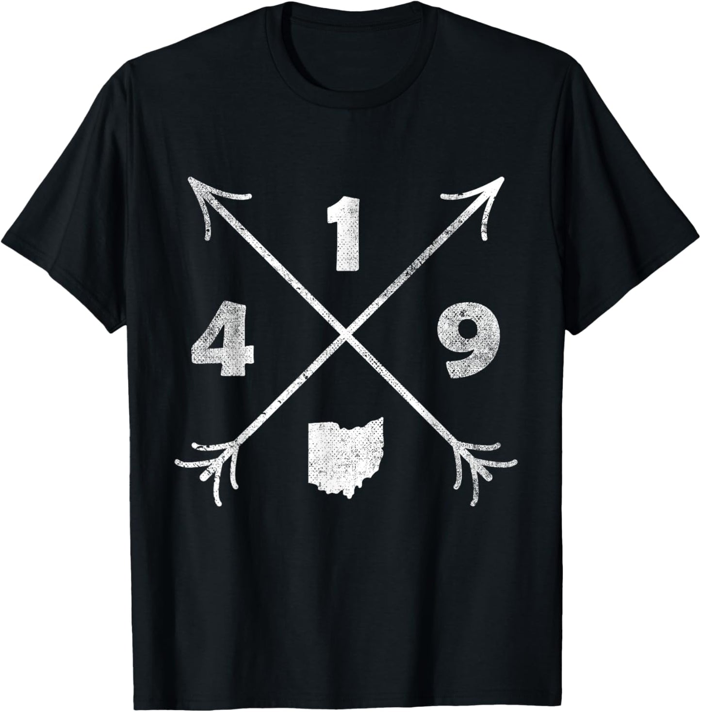 Toledo Ohio OH | area code 419 T-Shirt - T-Shirt | Black