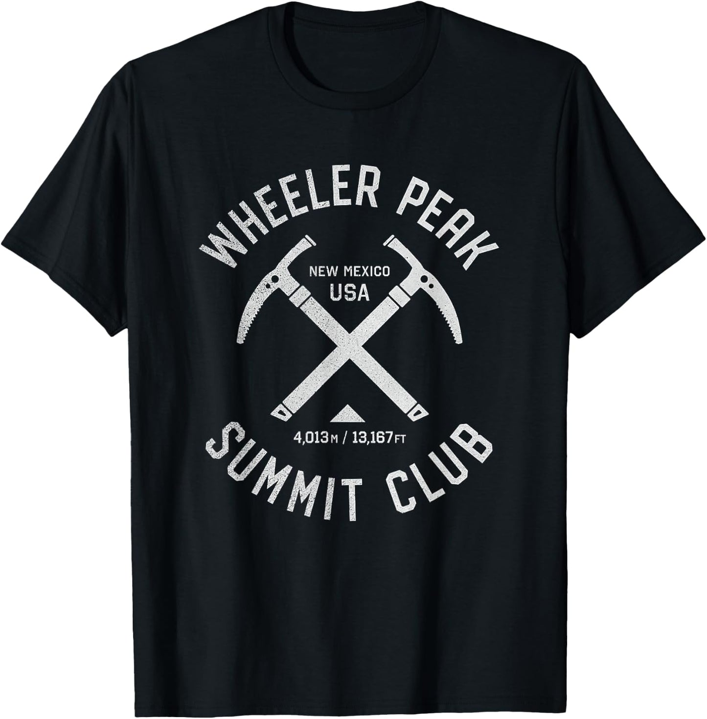 Wheeler Peak Summit Club | I climbed Wheeler Peak T-Shirt - T-Shirt | Black