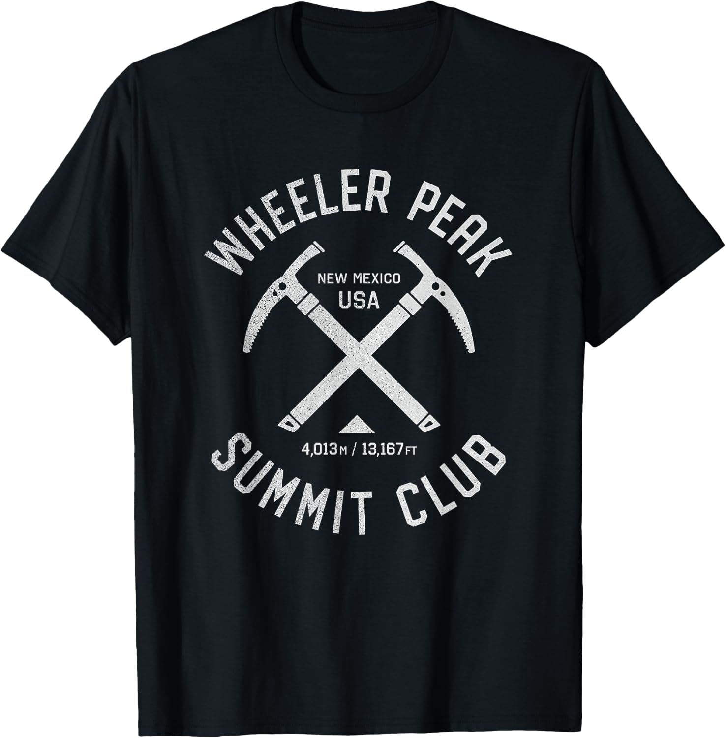 Wheeler Peak Summit Club | I climbed Wheeler Peak T-Shirt - T-Shirt | Black