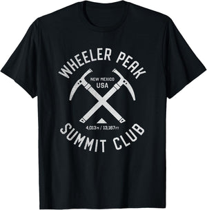 Wheeler Peak Summit Club | I climbed Wheeler Peak T-Shirt - T-Shirt | Black