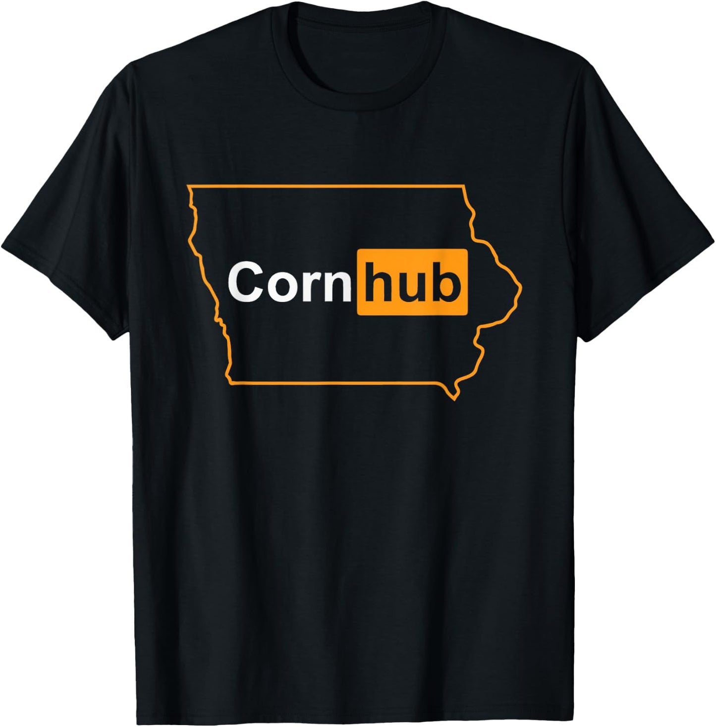 Cornhub Iowa T-Shirt - T-Shirt | Black