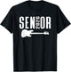 Class of 2026 Senior Music Themed Bass Guitar Player Graphic T-Shirt - T-Shirt | Black