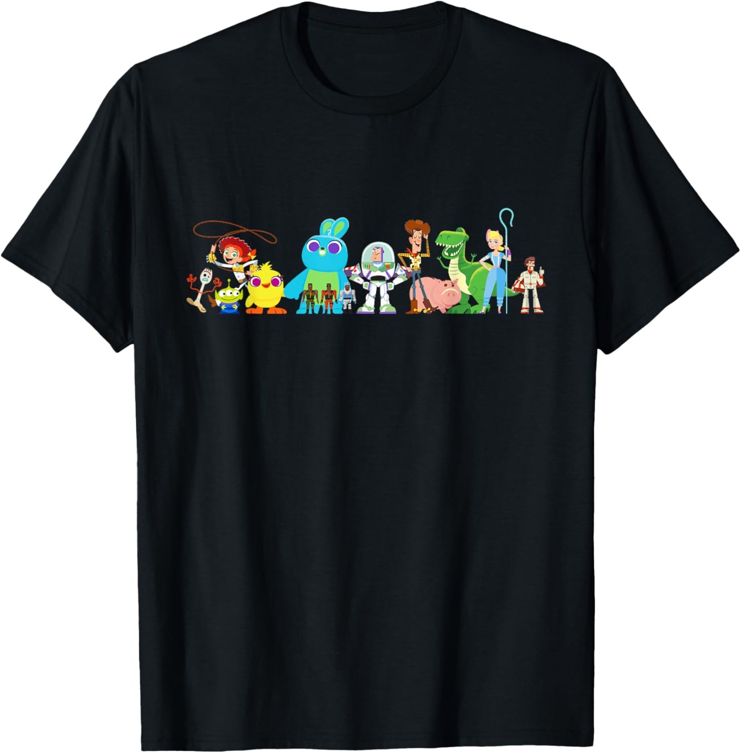 du groupe d'amis Disney Pixar Toy Story 4 T-Shirt - T-Shirt | Black