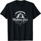 Watkins Glen NY Sailboat Vintage Nautical T-Shirt - T-Shirt | Black
