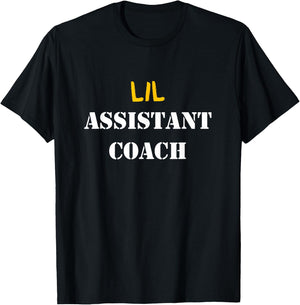 Kids Lil Assistant Coach - Kid Helper Team Sports T-Shirt - T-Shirt | Black
