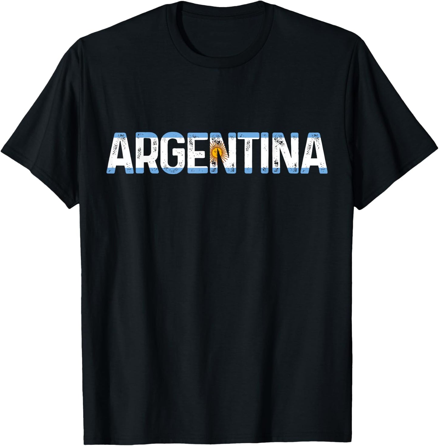Argentina Argentina Flag T-Shirt - T-Shirt | Black