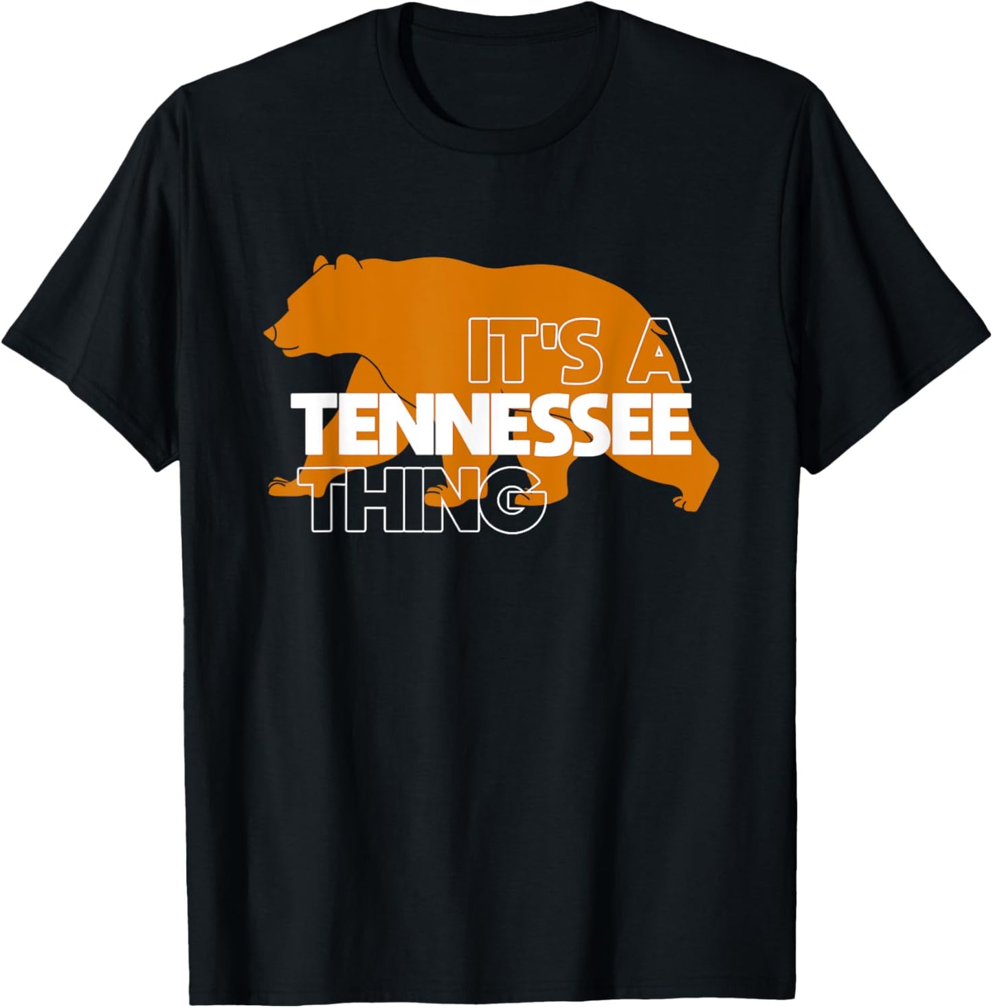 Retro Grunge Vintage Tennessee State Flag Tennessee Country T-Shirt - T-Shirt | Black