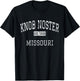 Knob Noster Missouri MO Vintage T-Shirt - T-Shirt | Black