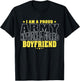 I Am A Proud Army National Guard Boyfriend - Military Couple T-Shirt - T-Shirt | Black