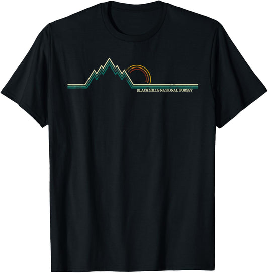 Black Hills National Forest (South Dakota and Wyoming) T-Shirt - T-Shirt | Black