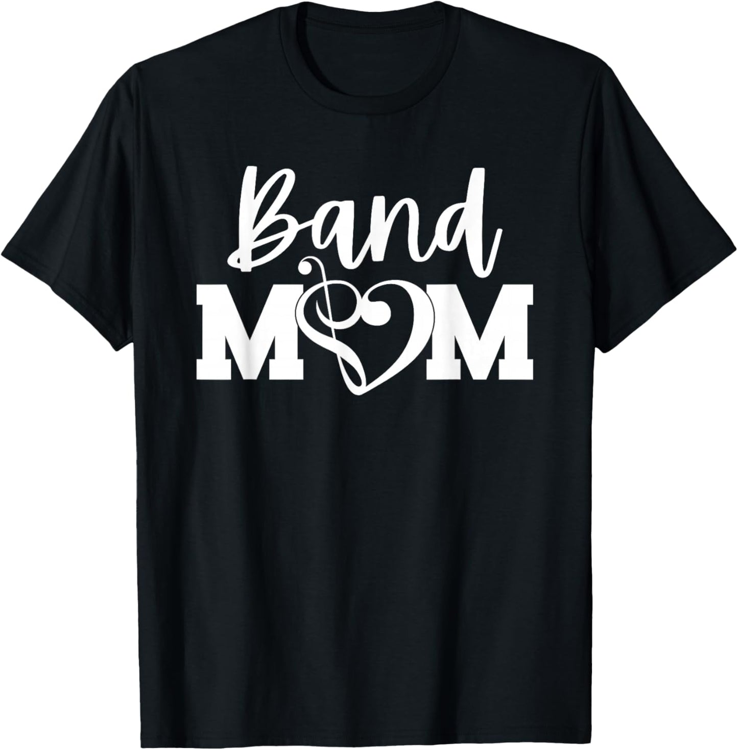 Band Mom Proud Band Mom Musical Marching Band Trumpet T-Shirt - T-Shirt | Black