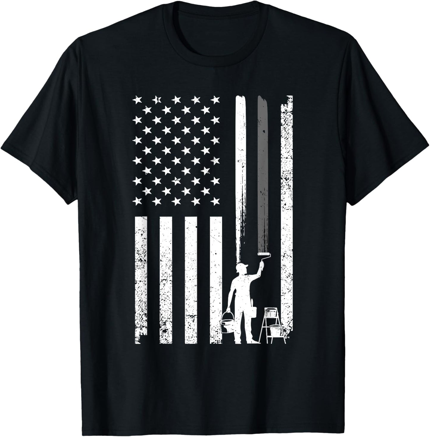 Cool Painter Art Women Painting Job House Painter T-Shirt - T-Shirt | Black
