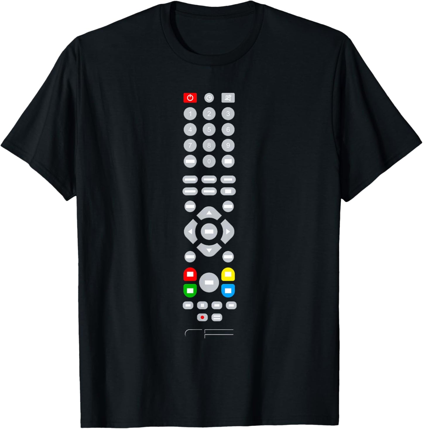 Easy Halloween Costume - TV Remote Control T-Shirt - T-Shirt | Black