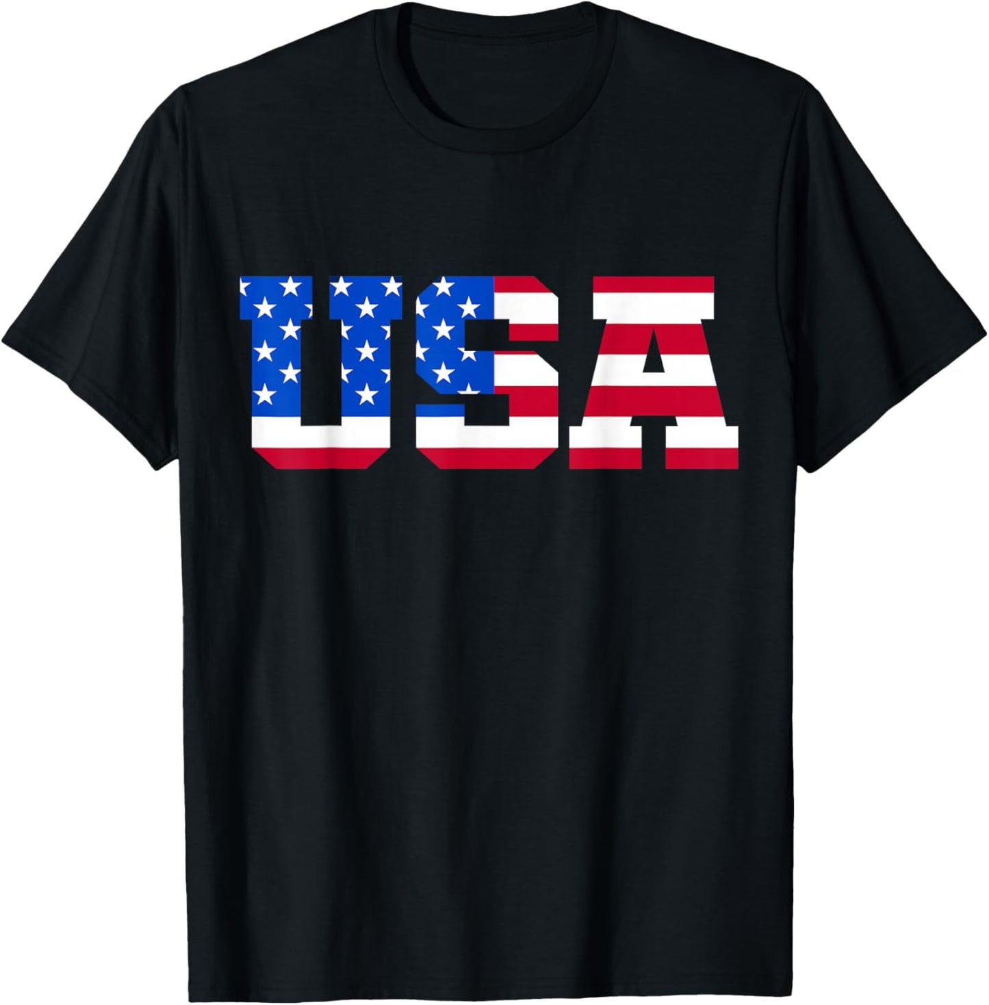 USA T-Shirt - T-Shirt | Black