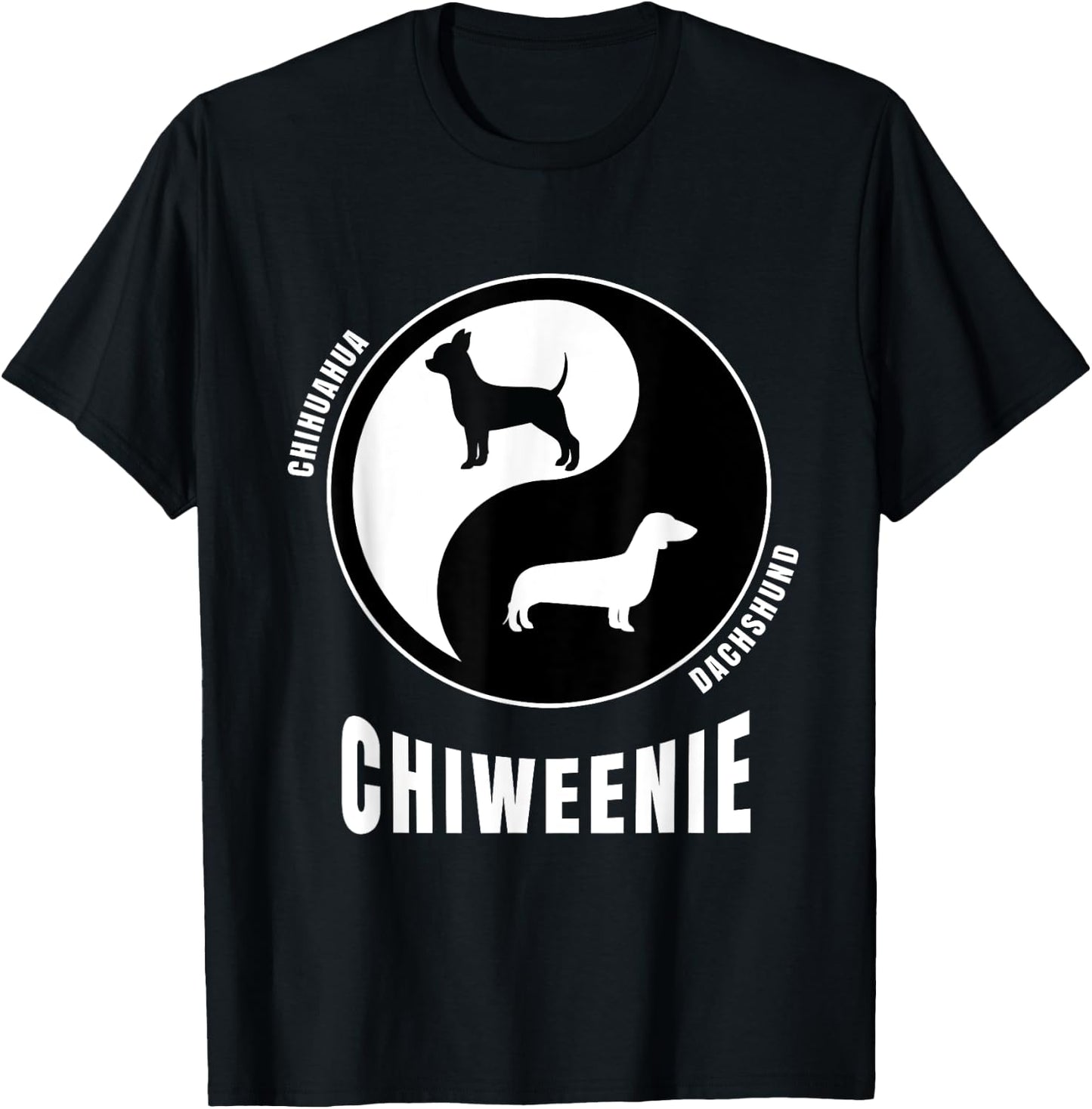 Chiweenie Apparel for Chiweenie Dad | Pet Dog Chiweenie Women Girls Kids T-Shirt - T-Shirt | Black