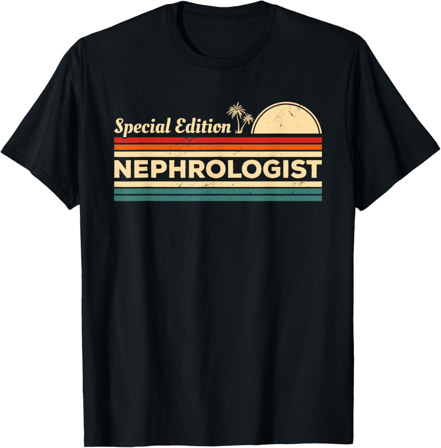 Vintage Special Edition Nephrologist Nephrology T-Shirt - T-Shirt | Black