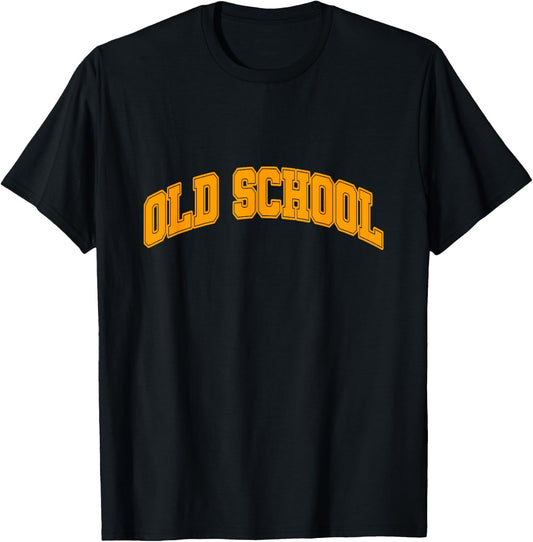 Orange Graphic Old School Orange Graphic T-Shirt - T-Shirt | Black