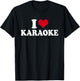 I Love Karaoke T-Shirt - T-Shirt | Black