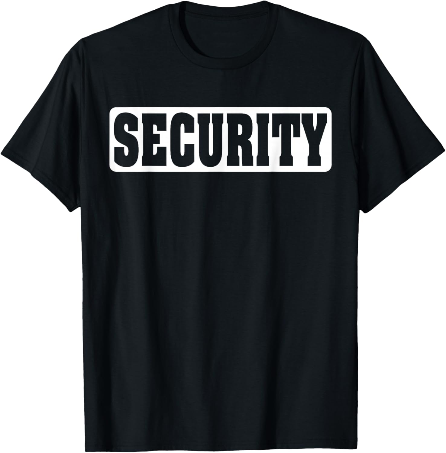 Security Shirt Kids Security Guard Costume Security Officer T-Shirt - T-Shirt | Black