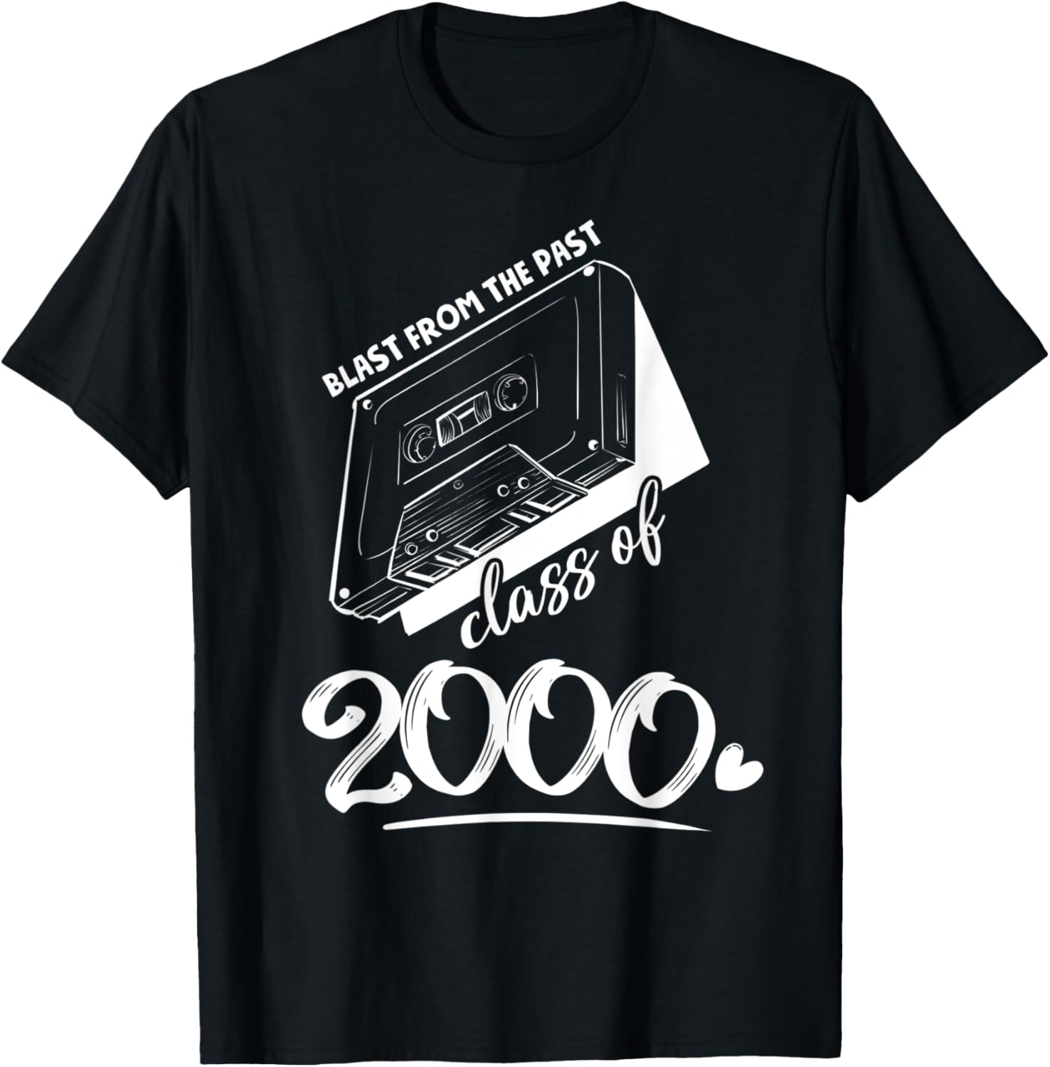 Reunion Class of 2000 School Graduation Blast From The Past T-Shirt - T-Shirt | Black