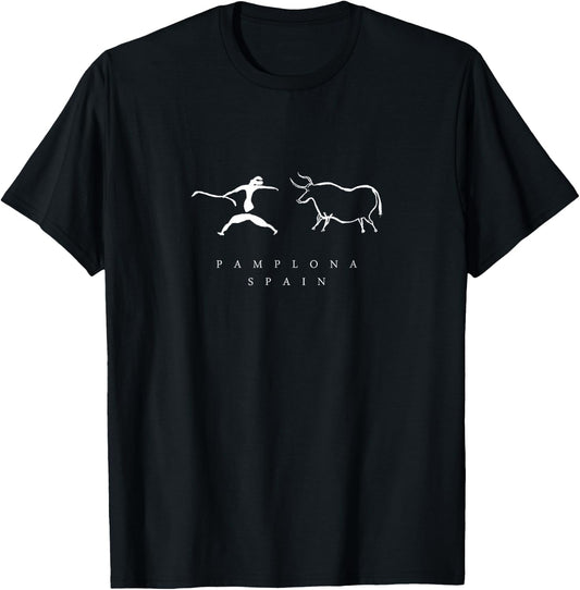 Spain Bull Fighting Pamplona XO4U Original T-Shirt - T-Shirt | Black