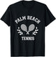 Palm Beach Tennis Men Women T-Shirt - T-Shirt | Black