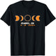 Total Solar Eclipse 2024 Idabel Oklahoma April 8 2024 T-Shirt - T-Shirt | Black