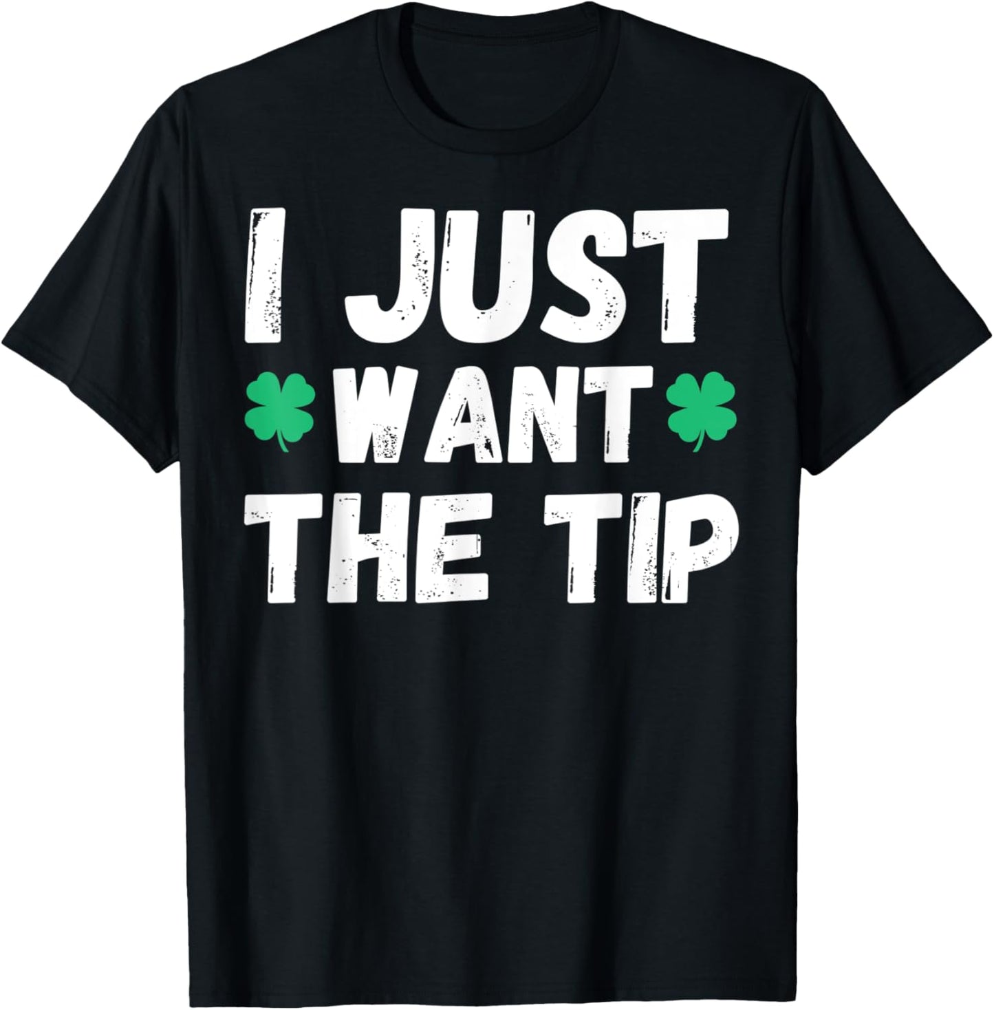 Women's Funny Bartender Just The Tip for St Patricks Day T-Shirt - T-Shirt | Black