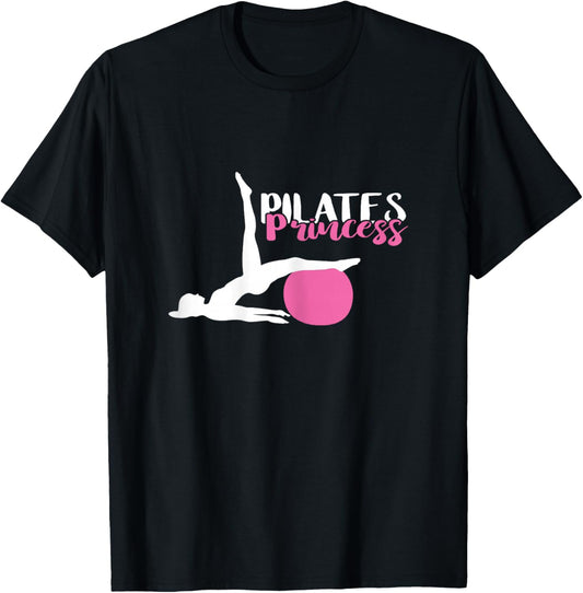 Pilates Fitness Instructor Pilates Workout Pilates Princess T-Shirt - T-Shirt | Black