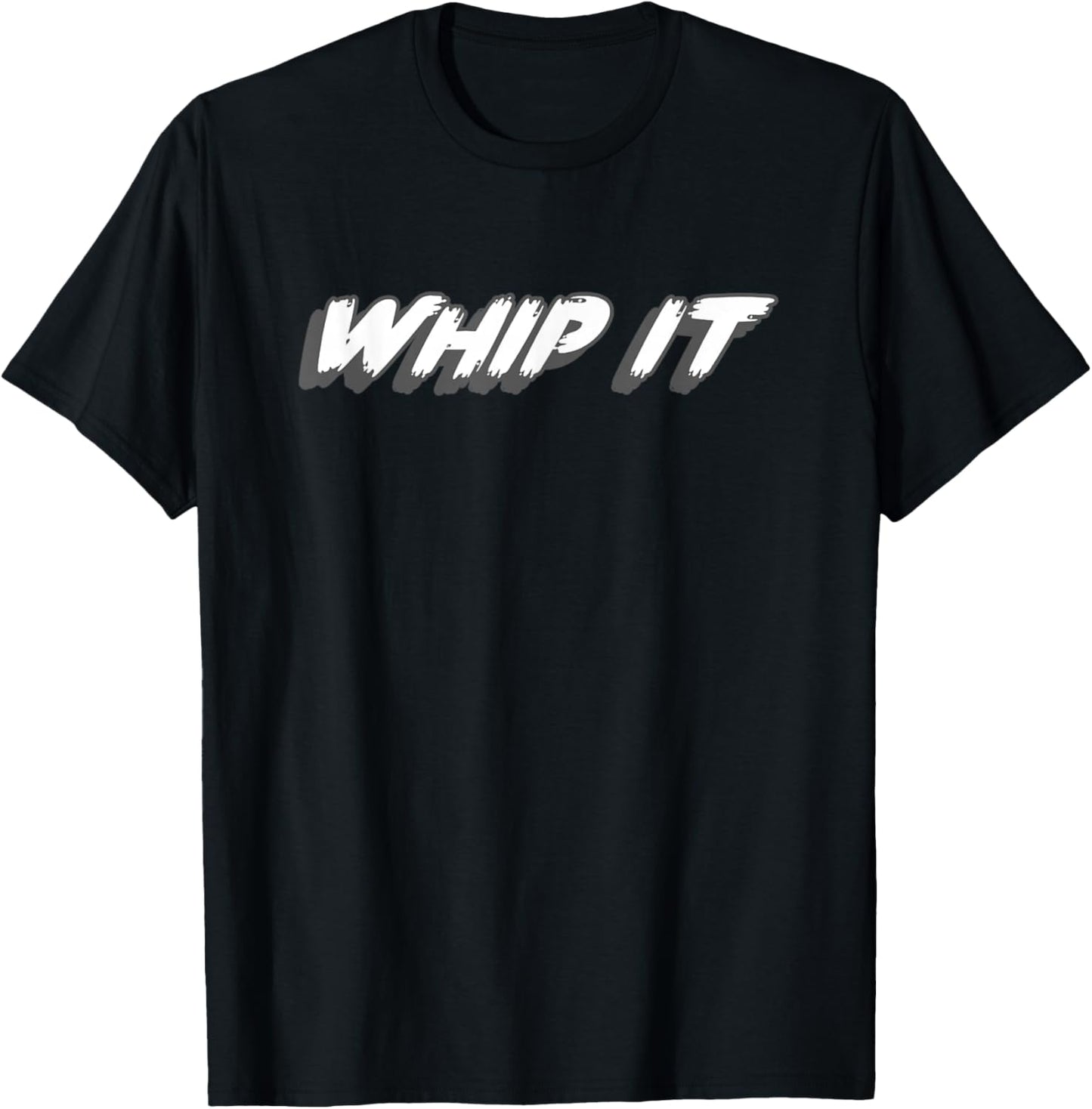 Whip It | Whip it Good 1980's Music 80's T-Shirt - T-Shirt | Black