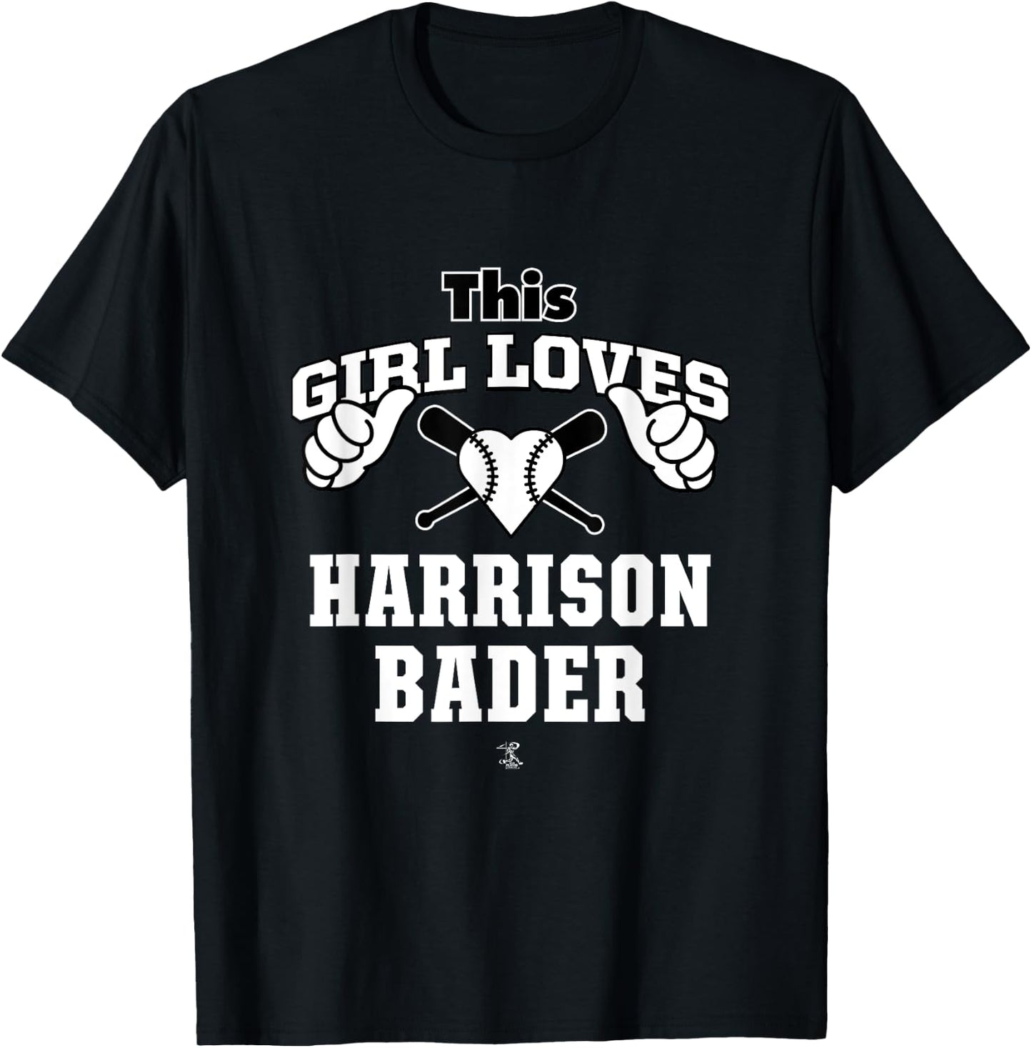 Harrison Bader This Girl Loves Gameday T-Shirt - T-Shirt | Black