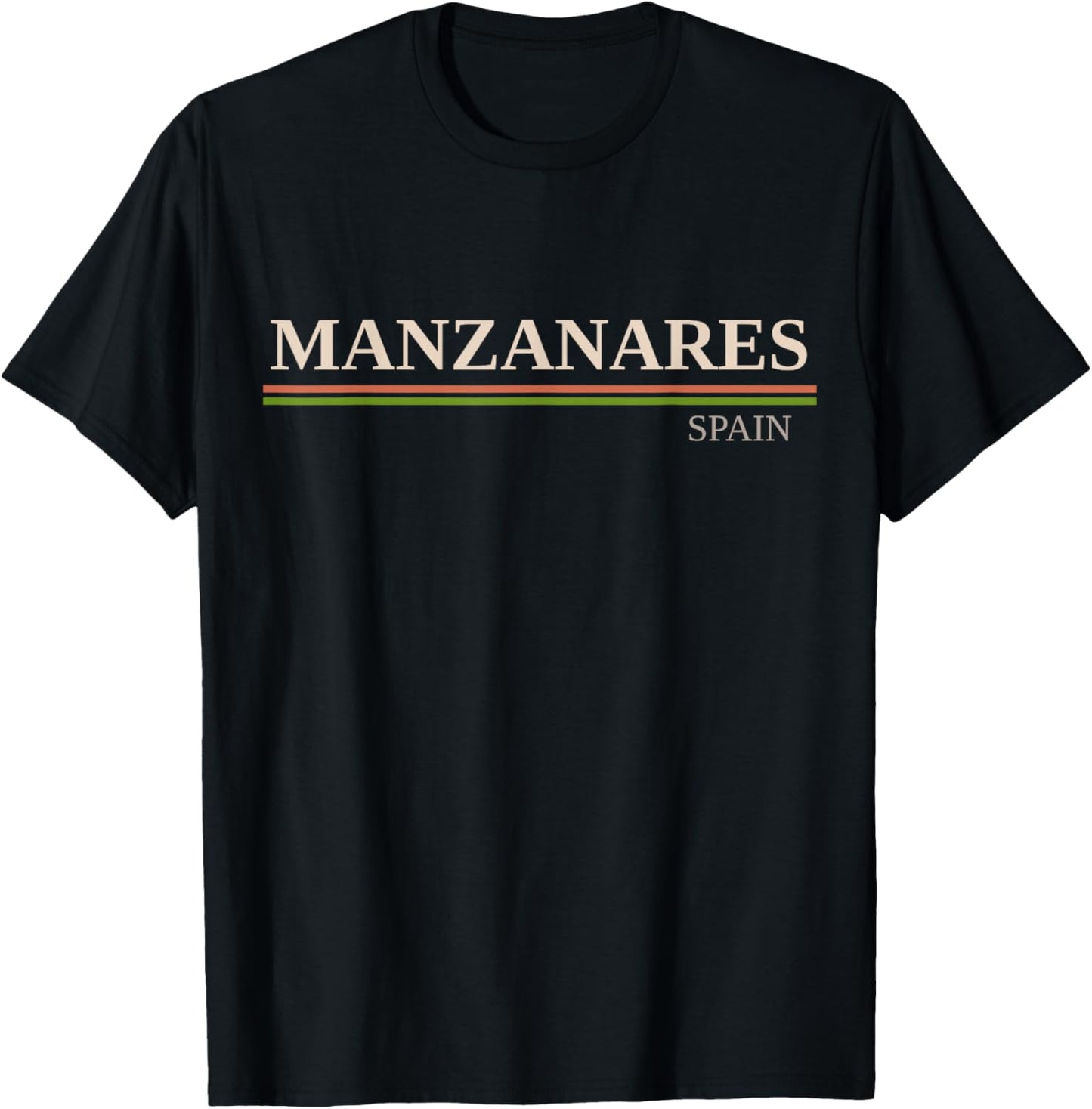 Manzanares Spain T-Shirt - T-Shirt | Black