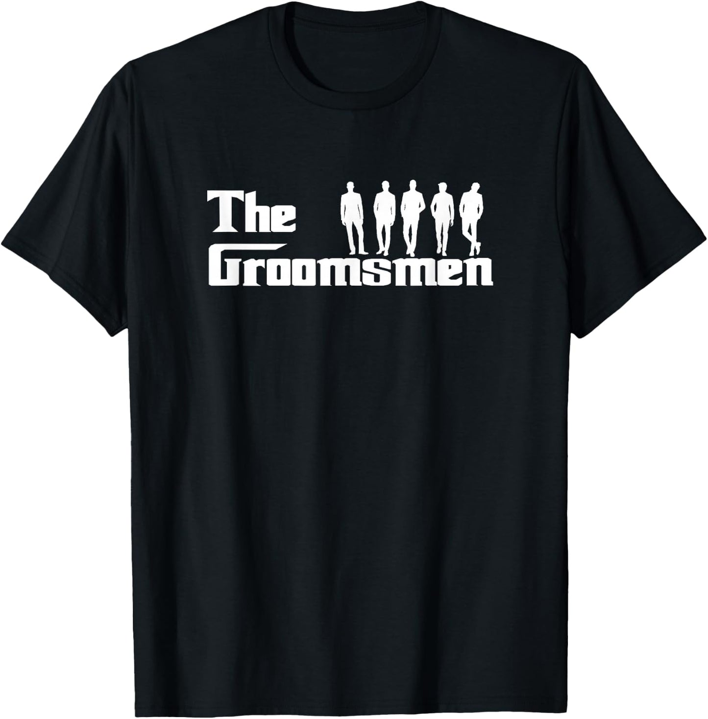 The Groomsmen - Wedding Party T-Shirt - T-Shirt | Black