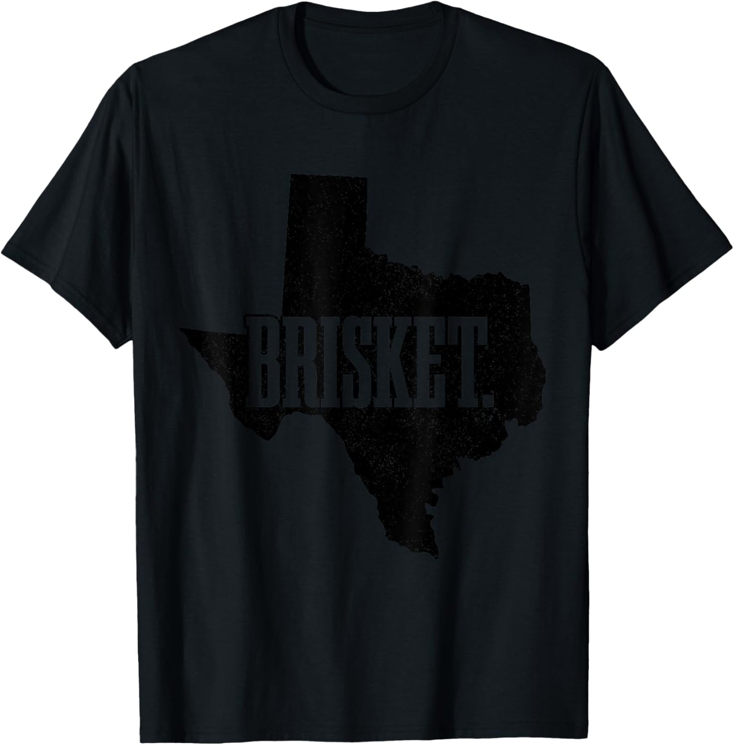 Brisket Texas BBQ State Map Pride Barbecue Grill Grilling T-Shirt - T-Shirt | Black