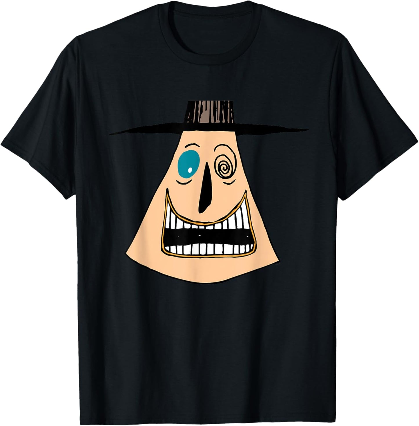 Disney The Nightmare Before Christmas The Mayor Big Face T-Shirt - T-Shirt | Black